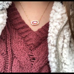 Elisa Silver Pendant Necklace: Kendra Scott